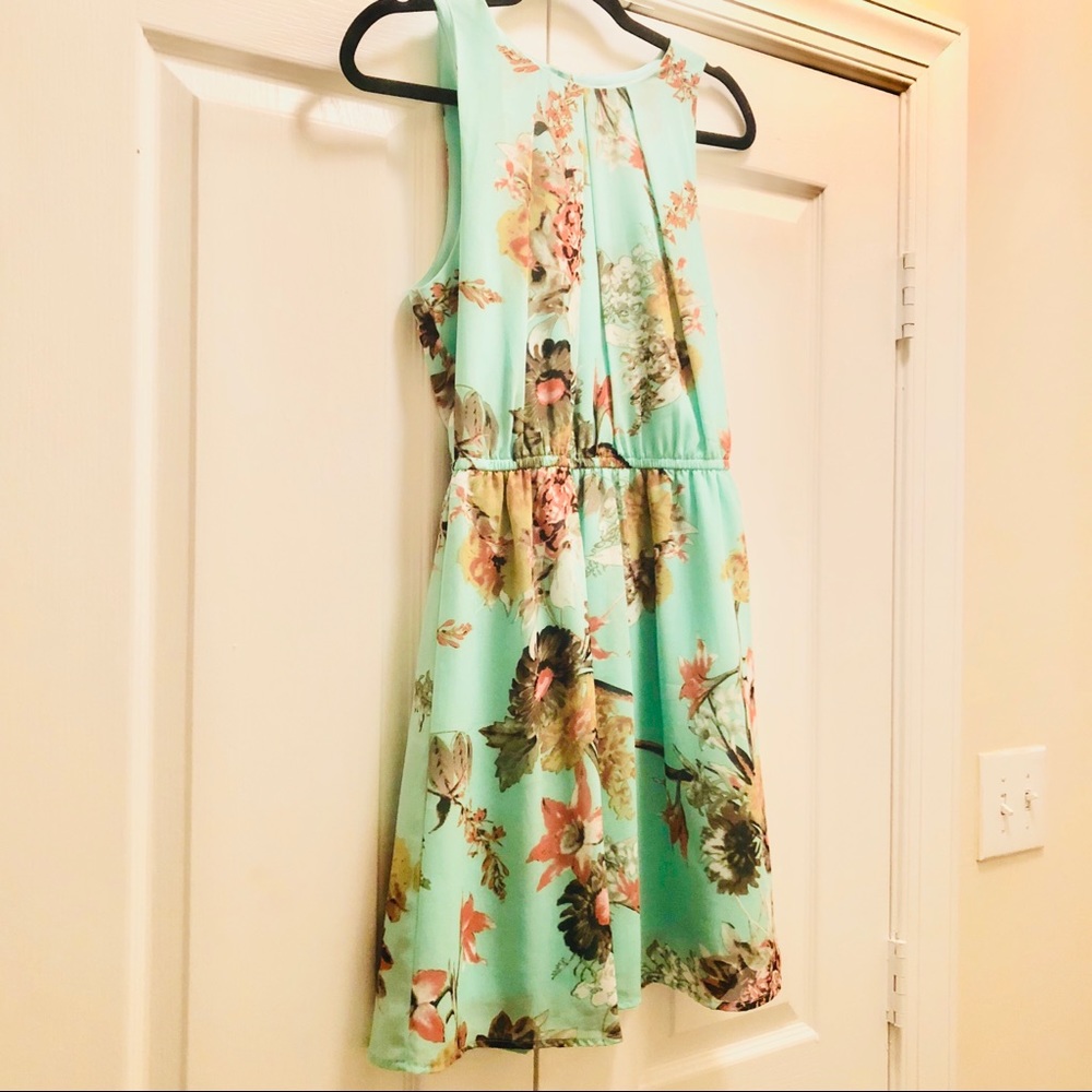 🌷 pleated chiffon EASTER dress